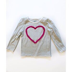 Crazy 8 Fringe Heart Shirt 2T